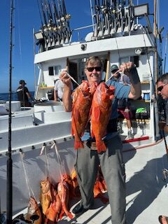 Rick Chalmers with some nice fish