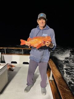 Tom with his 6.4 jackpot fish